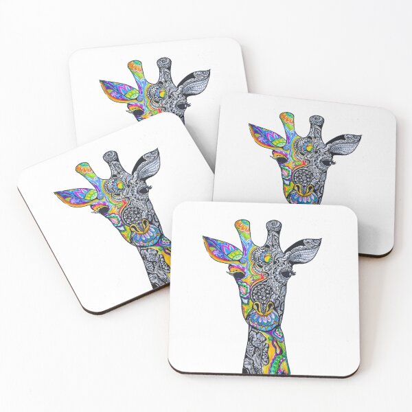 Item preview, Peaceful giraffe  designed and sold by Spiritanimalart.