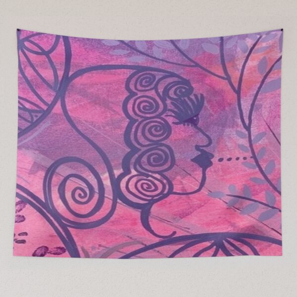 Item preview, Speak No Evil Flapper Girl Painting designed and sold by bipolarvirgoart.