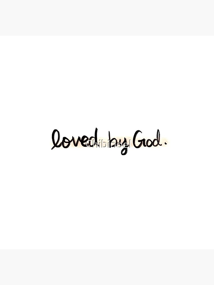 Thumbnail 3 of 3, Pin, Loved By God designed and sold by Chibinoel.