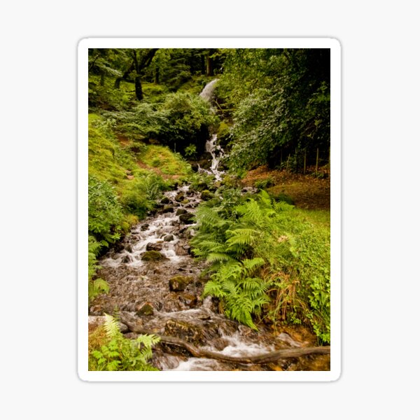 Waterfall at Burrator Reservoir Sticker