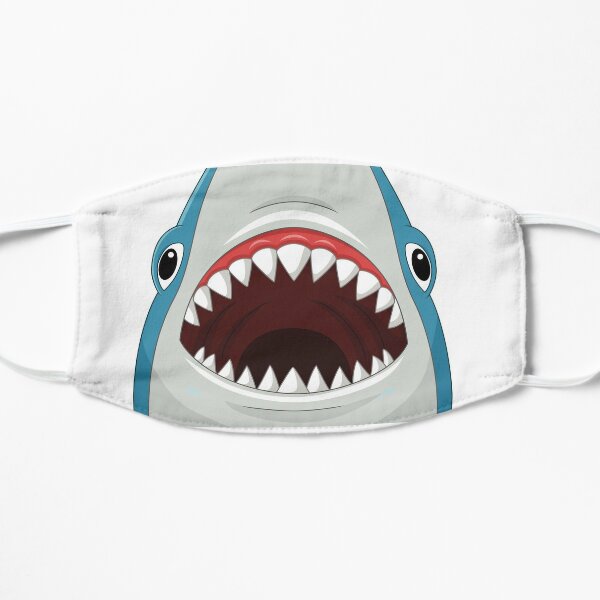 Download Baby Shark Mouth Teeth Mask Yellow Mask By Backtothewild Redbubble PSD Mockup Templates