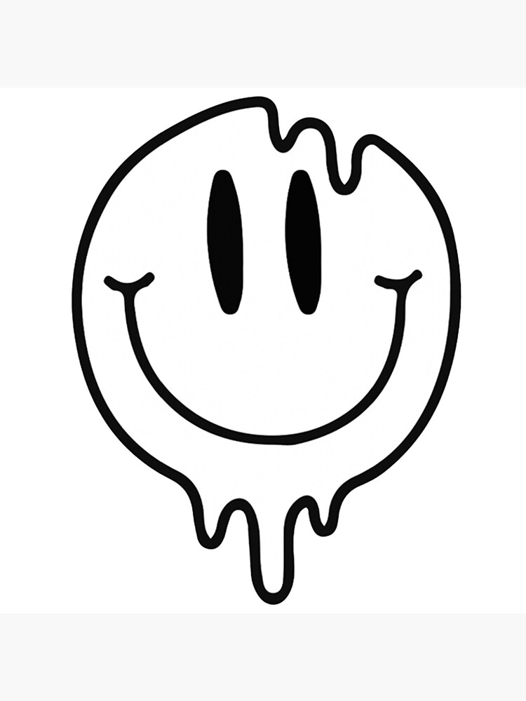 "Melting smiley face" Poster by camilavg | Redbubble