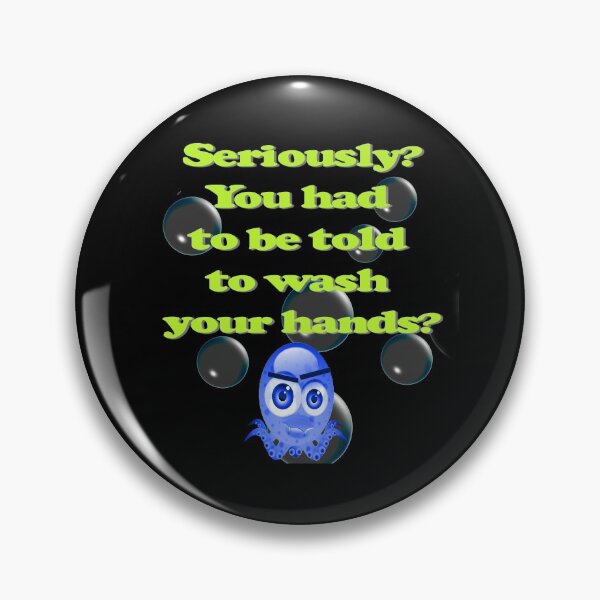 Item preview, Social Distancing Wash Your Hands Octopus Quarantine Humor  designed and sold by CheekyPuppy.