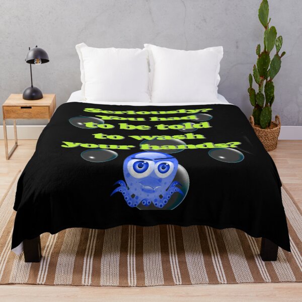 Item preview, Social Distancing Wash Your Hands Octopus Quarantine Humor designed and sold by CheekyPuppy.