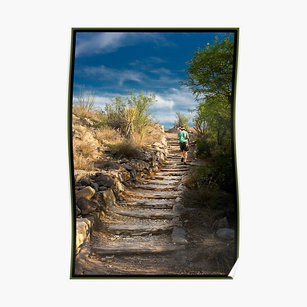 Wise people walk the road that leads upward to life, not the road that leads downward to death. Poster