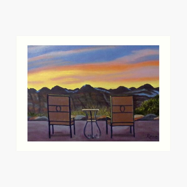 Mt. Zion Sunrise Art Print