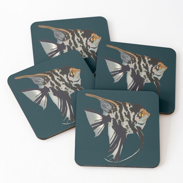 Item preview, Marbled Angelfish - Freshwater Angel designed and sold by Mehu.