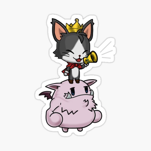 Item preview, Chibi Cait Sith Final Fantasy 7  designed and sold by GamersUtopia.