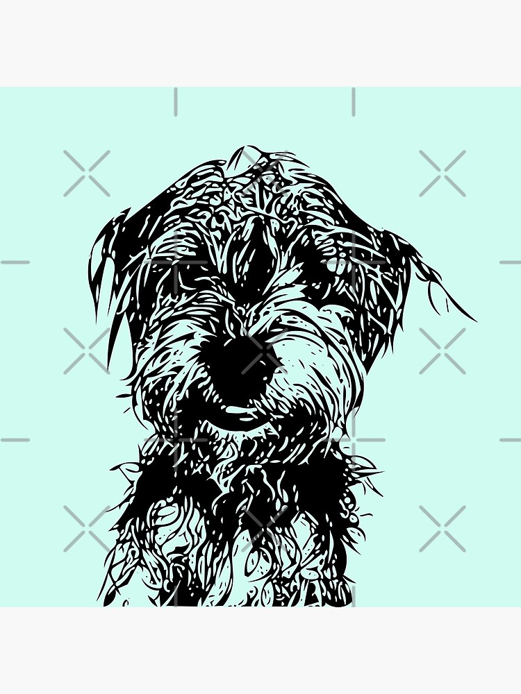 Wet Dog by beththompsonart