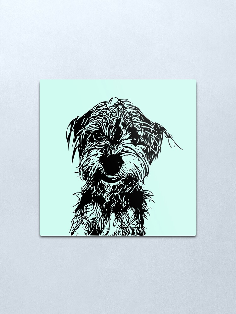 Alternate view of Wet Dog Metal Print