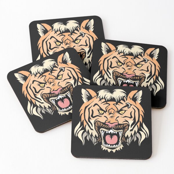 Item preview, Tiger with a Mullet: King of Quarantine designed and sold by starkle.