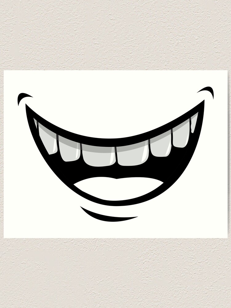 Goofy cartoon smile Goofy cartoon smile