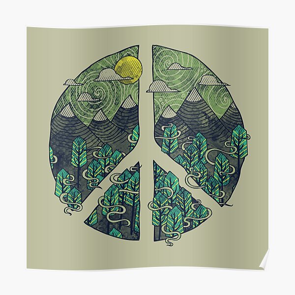 Peaceful Landscape Poster