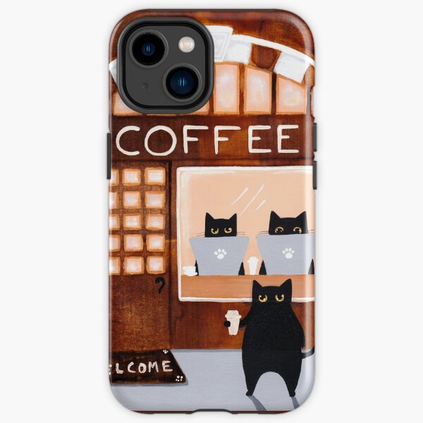 Kaffeehaus Katzen iPhone Robuste Hülle