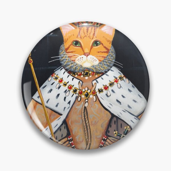 Item preview, The Coronation - Elizabethan Cat designed and sold by KilkennyCat Art.