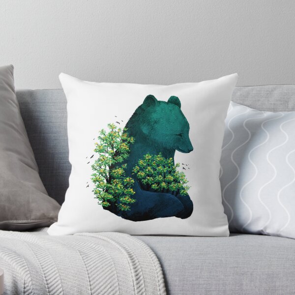 Nature's Embrace Throw Pillow