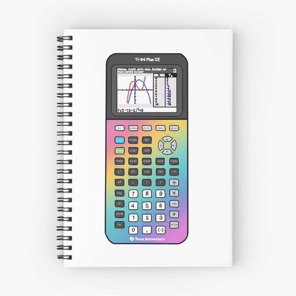 Item preview, Rainbow Tie Dye TI 84 Graphing Calculator designed and sold by buynomials.