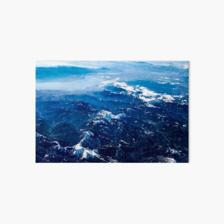 Winter mountains Art Board Print