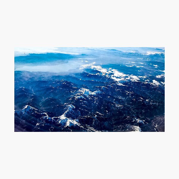 Winter mountains Photographic Print