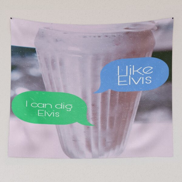 Item preview, "I can dig Elvis" text bubbles designed and sold by Imperioimpala.