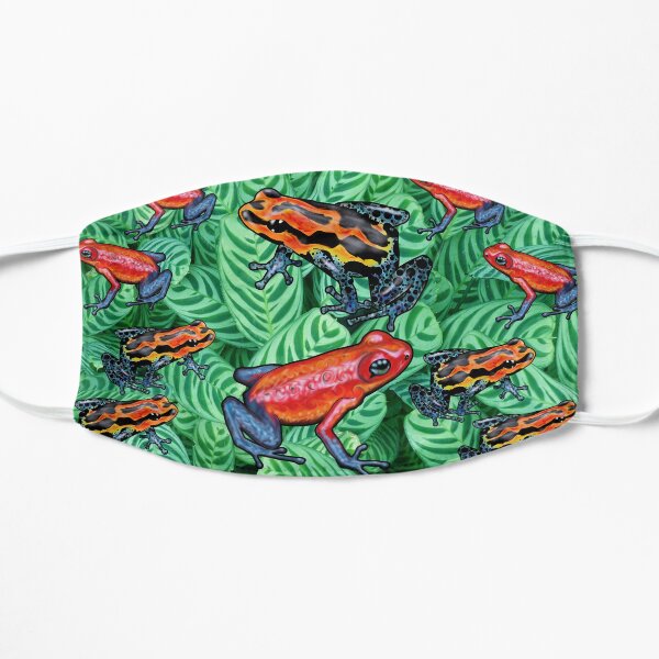 Poison Dart Frogs Mask Flat Mask