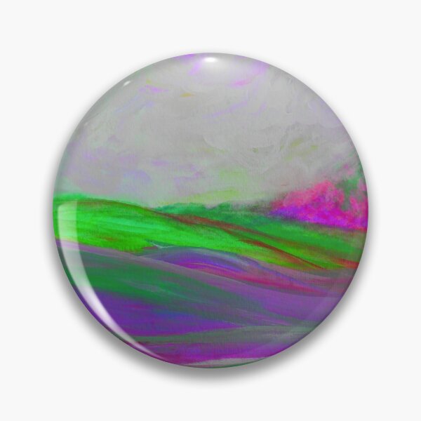 Item preview, Clouds Rolling In Abstract Landscape Purple and Hot Pink designed and sold by EloiseArt.