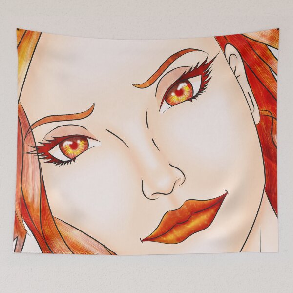 Item preview, Fiery Eyes designed and sold by HerArt718.