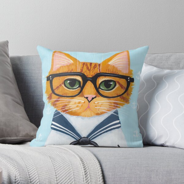 The Little Sailor Throw Pillow