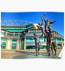 Twickenham Stadium - The Home of English Rugby - HDR Poster
