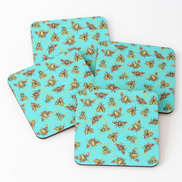 Bees! Coasters (Set of 4)