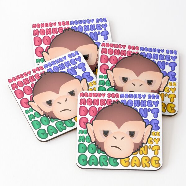 Item preview, Monkey See, Monkey Don't Care designed and sold by jpenfield designs.