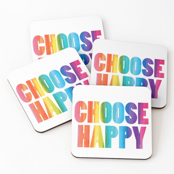 Item preview, Choose Happy rainbow designed and sold by cloudninelife.