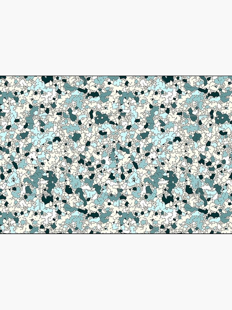 Broken Camo Teal by beththompsonart