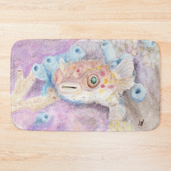 Item preview, Cute little puffer fish designed and sold by Kathryn Price.