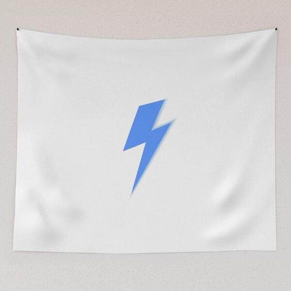 Item preview, blue lightning bolt designed and sold by lizziesumner.