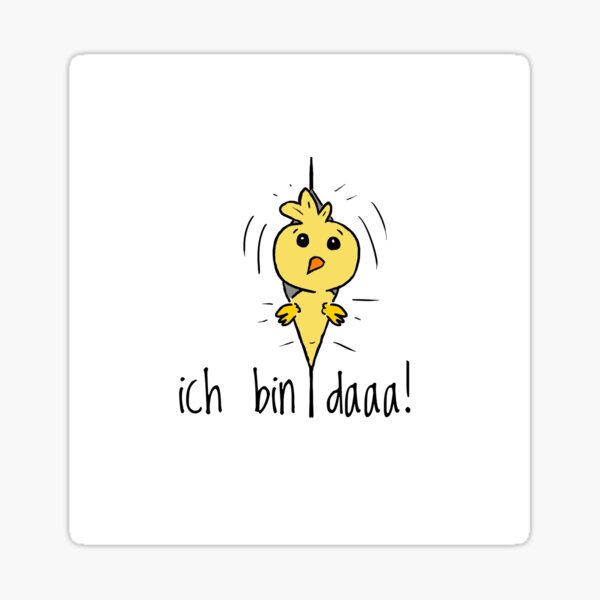 ich bin da! Sticker