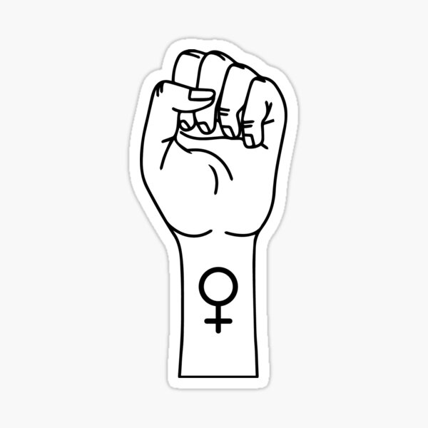 Feministische Faust Sticker Von Mararosa98 Redbubble