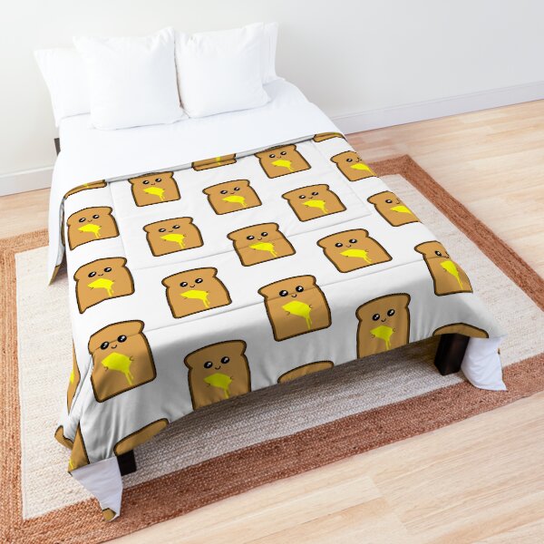 Cute Toast Comforter