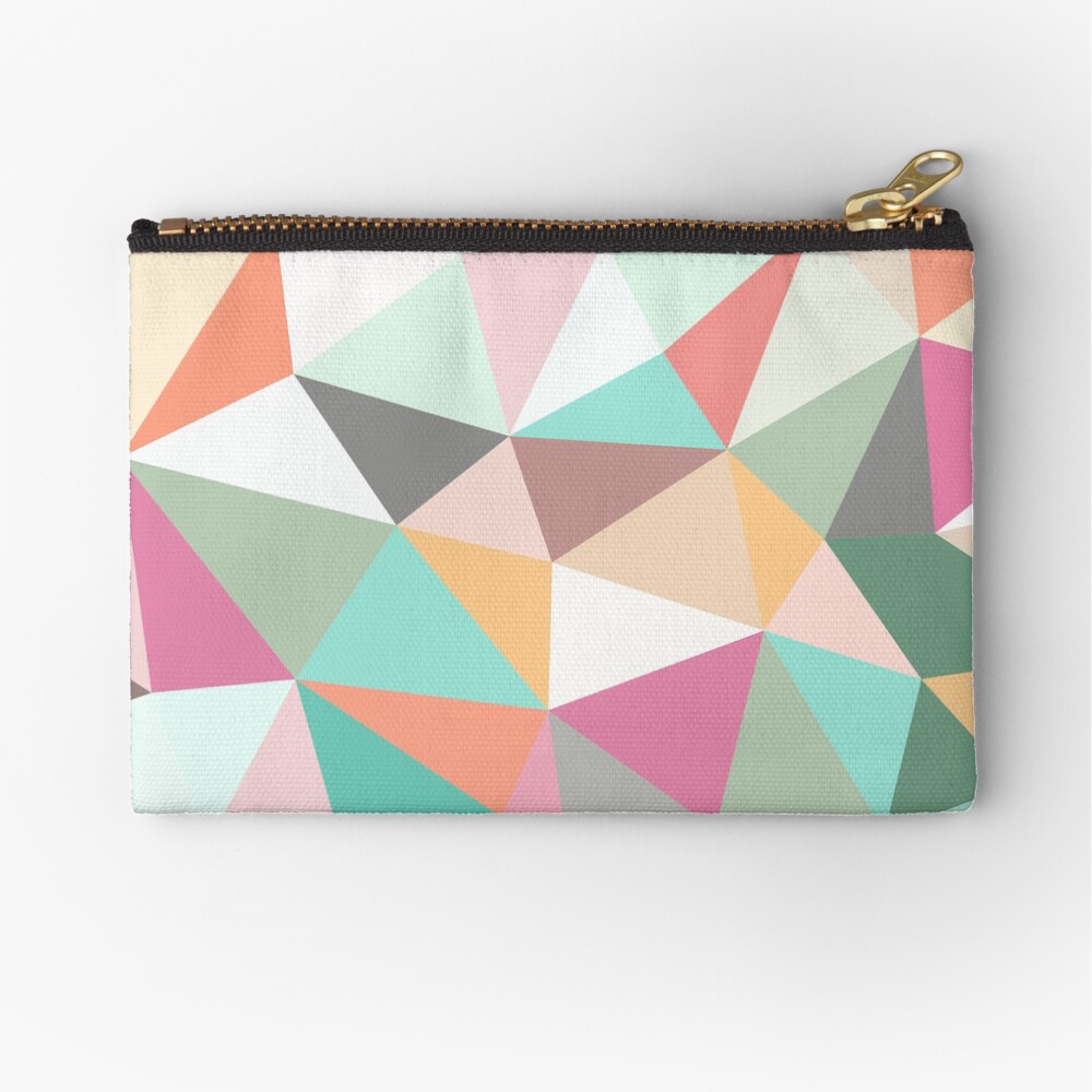 Ice Cream Tris Zipper Pouch
