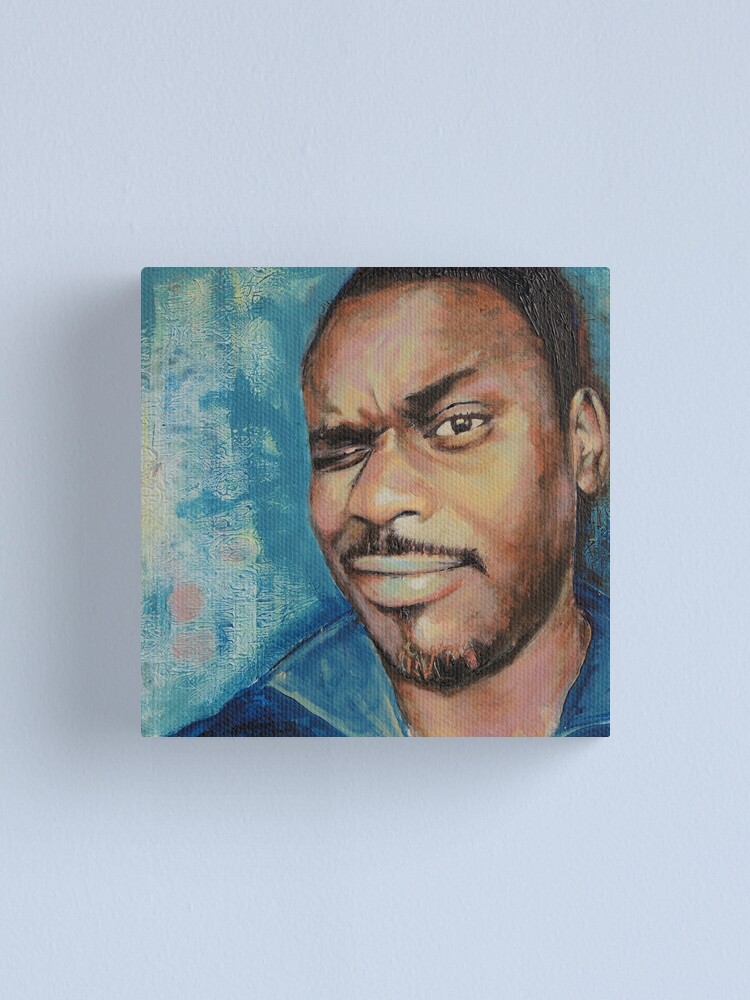 Thumbnail 1 of 3, Canvas Print, Self-Portrait - Artist In Focus Mode designed and sold by edy4sure.
