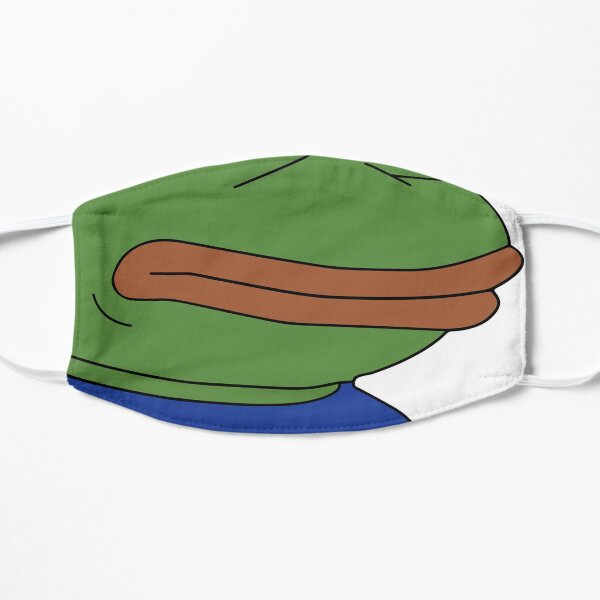 Pepe Froschmaske Flache Maske