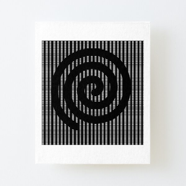 Spiral Canvas Mounted Print