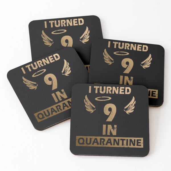 Item preview, I Turned 9 In Quarantine Birthday Gift designed and sold by Mfk Clothes.