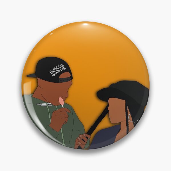 Poetic Justice Fan Art Sticker Pin