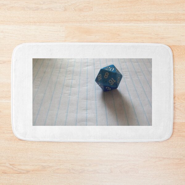 Item preview, 20-sided Die on Notebook Paper designed and sold by CalliopeSoul.