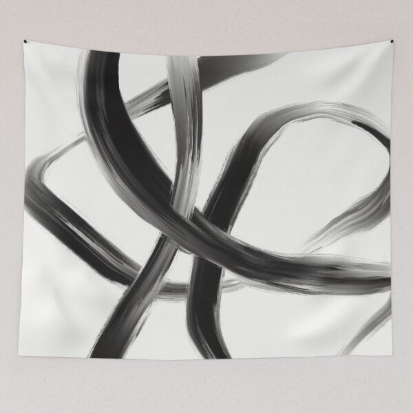 Item preview, Black and White Abstract designed and sold by 12Stones.