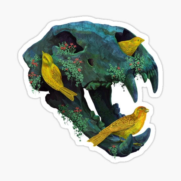 Trois petits oiseaux Sticker