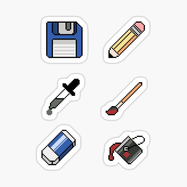 Item preview, Pixel Art Icons - Set of 6 designed and sold by PIXELATEDCROWN.