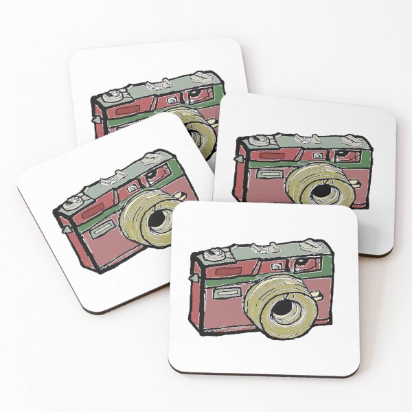 Item preview, Retro - colour blocked vintage camera design designed and sold by sophiru.