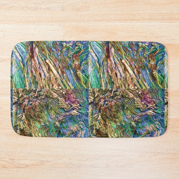 Item preview, Psychedelic colored old tree bark designed and sold by super_shimizu.